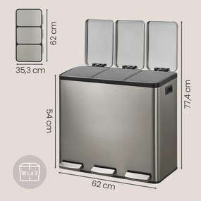 Odpadkový kôš na triedený odpad LTB254EZ01