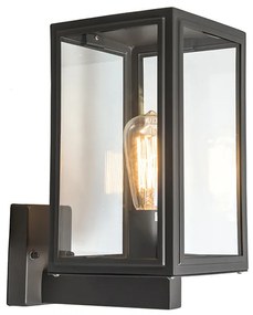Priemyselná nástenná lampa sivá IP44 - Sutton Up