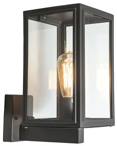 Priemyselná nástenná lampa sivá IP44 - Sutton Up