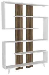 Knižnica Rain White Walnut