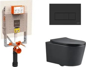 Závesný wc set SAT Brevis na zamurovanie SIKOVZB1
