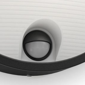 Philips 17297/30/16 -LED Vonkajšie svietidlo so senzorom YARROW 1xLED/6W/230V IP44