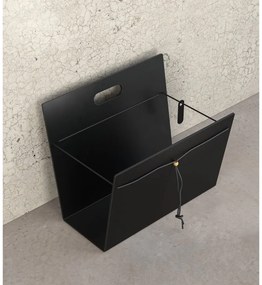 Kovový/z eko kože stojan na časopisy Bull L – LIND DNA