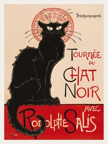 Umelecká tlač Tournée Du Chat Noir (The Black Cat) - Théophile Steinlen, (30 x 40 cm)