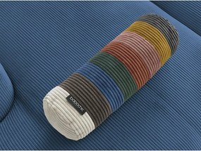 Modrá menčestrová rohová pohovka Belair – Bobochic Paris