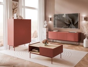 OBÝVACIA ZOSTAVA LUCCA CERAMIC RED + DUB LINEA