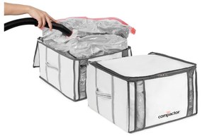 Vákuové/vystužené látkové úložné boxy na oblečenie v súprave 2 ks 42x25x25 cm Life – Compactor