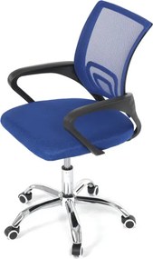 Detská otočná stolička modrá KA-L103 BLUE