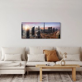 Obraz - Panorama Dubaja (120x50 cm)