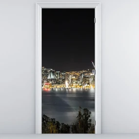 Fototapeta na dvere - Brooklynský most a New York (95x205cm)