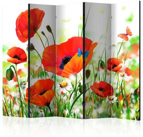 Artgeist Paraván - Country poppies [Room Dividers]