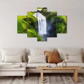 Obraz - Vodopád Skogafoss (150x105 cm)