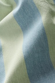 Ib Laursen Bavlnená utierka Linus Light Green / Blue 50 × 70 cm