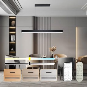 Brilagi - LED Stmievateľný luster SLEEKLINE SMART LED/40W/230V Wi-Fi Tuya čierna+DO