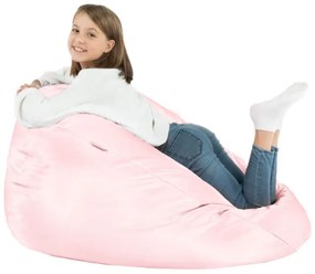 Sedací vak SAKO metalic ružový ekokoža