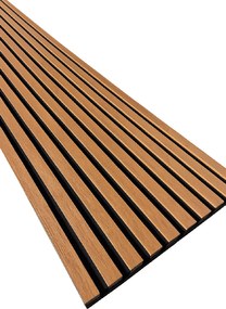 3D Drevené lamely na stenu na filci 275x46cm - DUB SLNEČNÝ