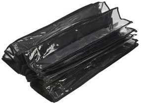 Závesný organizér obuvi- 160x55x16 cm - čierna