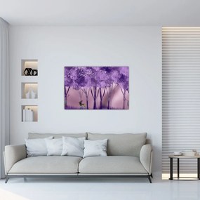 Obraz - Jelene v magickom lese (90x60 cm)