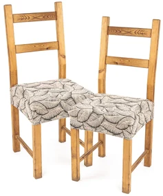 4Home Napínací poťah na sedák na stoličku Comfort Plus Nature, 40 - 50 cm, sada 2 ks