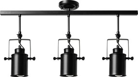 Toolight - Reflektorová lampa 3 x E27 APP487-3C, čierna, OSW-00653