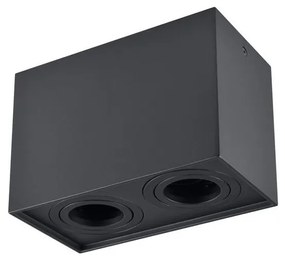 Bodové svietidlo HADAR Q2 2xGU10/10W/230V čierna