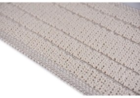 Krémovobiele bavlnené nášľapy na schody v súprave 16 ks 25x65 cm Tablo Krem – Vitaus