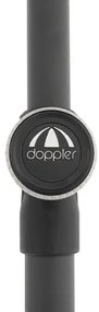 Slnečník Doppler Active Green Edition so stredovou tyčou 200x120 cm bordó