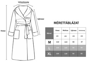 Župan z mikrovlákna fialový EMI: M