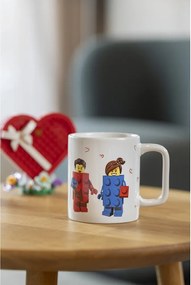 Biely keramický detský hrnček 300 ml Love – LEGO®