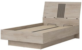 Posteľ 120 Z Sip Mati Mi18/120 Dub Crem/čierna