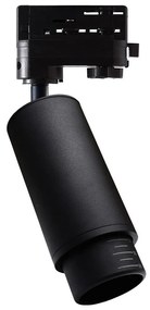 Bodové svietidlo do 3-fázového lištového systému MICA 1xGU10/25W/230V čierna