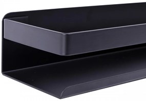 Polica MEGARA 30cm čierna