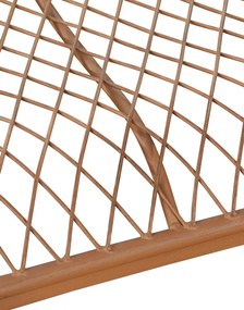 Rustikálna kovová lavička Tar - Hnedá antik