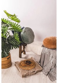 Oranžový dekoratívny vankúš z mikrovlákna Tiseco Home Studio Marshmallow, ø 40 cm