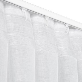 ZÁCLONA NA PÁSKE LAYLA 300X300 CM BIELA