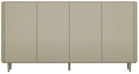 Komoda Elivo 200 cm na nožičkách - eukalyptus / dub baltic dune