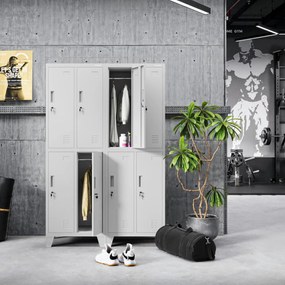 Pracovná šatníková skriňa BHP BARTEK 2 Plus 559 x 1720 x 450 mm