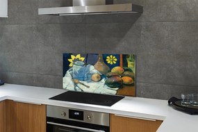 Sklenený obklad do kuchyne art zátišie 100x50 cm