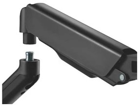 Nástenný držiak monitoru Brateck LDA32-114E, 2 ramená, čierna