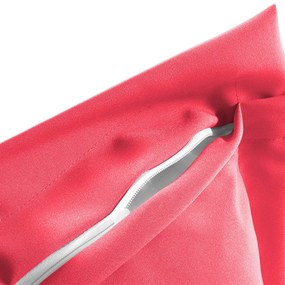 Biante Dekoračná obliečka na vankúš s lemom Rongo RG-046 Neónovo ružová 30 x 50 cm