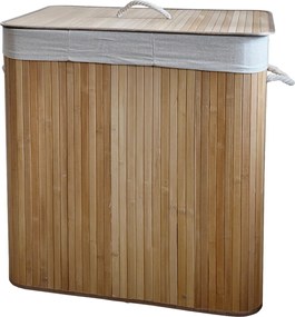 TRENDIE Bambusový kôš na prádlo 150l svetlohnedý + DARČEK
