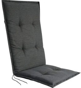 Poduška na kreslo a stoličku s vysokou opierkou 118 x 50 x 6 cm Sun Garden NAXOS HOCH 50318-701 antracitová
