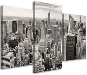 Obraz na plátně třídílný New York Manhattan City - 120x80 cm