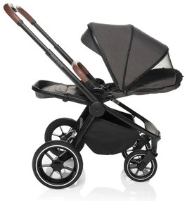 Zopa športový kočík MOVE CROSS + nánožník a pláštenka - rocky grey (black)