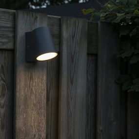 Moderná vonkajšia nástenná lampa antracit vrátane LED - Uma