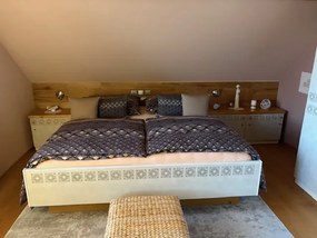 DUB RUSTIKÁLNY 1000 (1000 x 100 mm) - velkoformátový drevený obklad 3D Kartáčovaný - bez povrch. úpravy