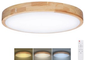 Solight WO8009- LED Stm. svietidlo SOLID OAK LED/48W/230V 3000-6500K pr. 39 cm+DO