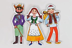 MARIONETINO Bábky a kulisy k rozprávke Čert a Káča