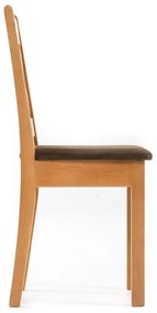 Stolička K-X, jelša/hnedá