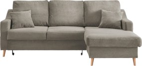 XXXLutz ROHOVÁ SEDAČKA, textil, sivohnedá P & B - Sedačky - 002310004964